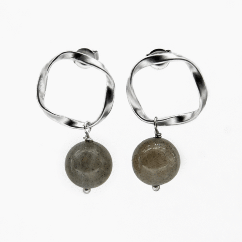 earrings labradorite